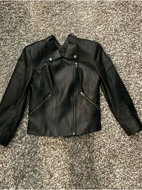 Theory Lambskin Moto Jacket